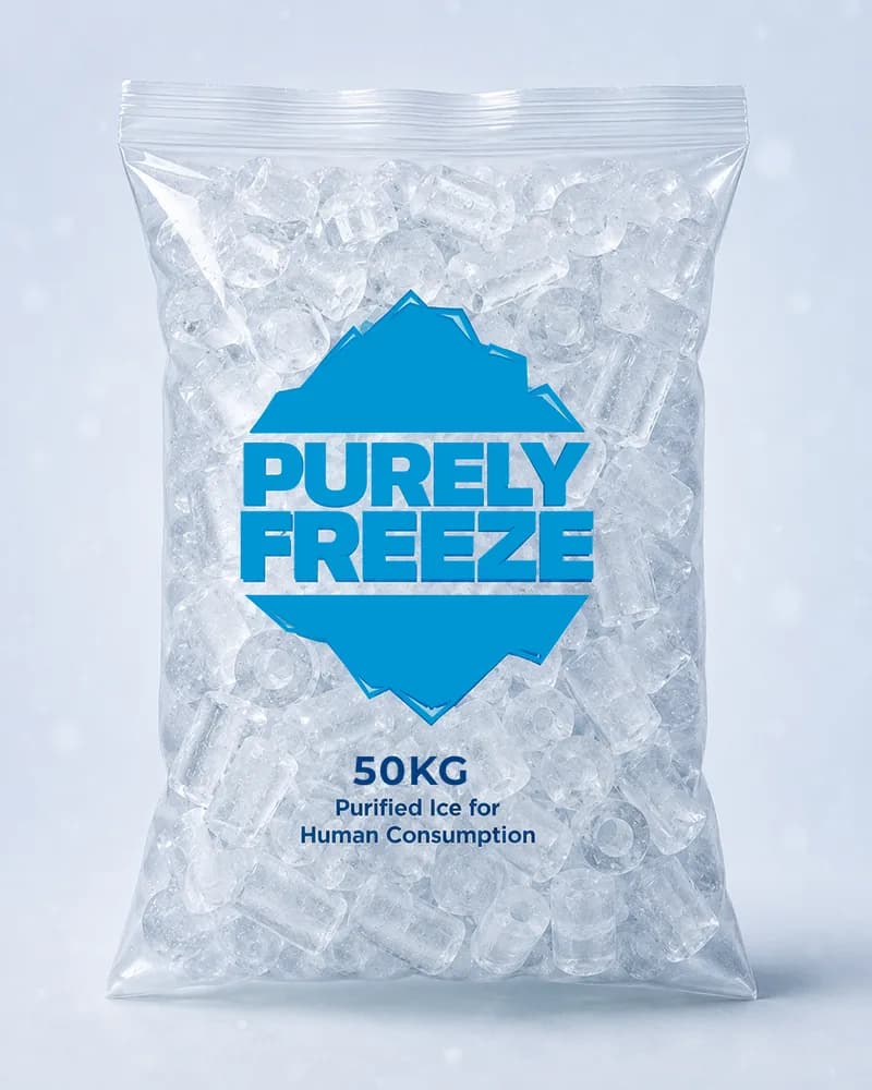 Tube Ice 50kg Bag