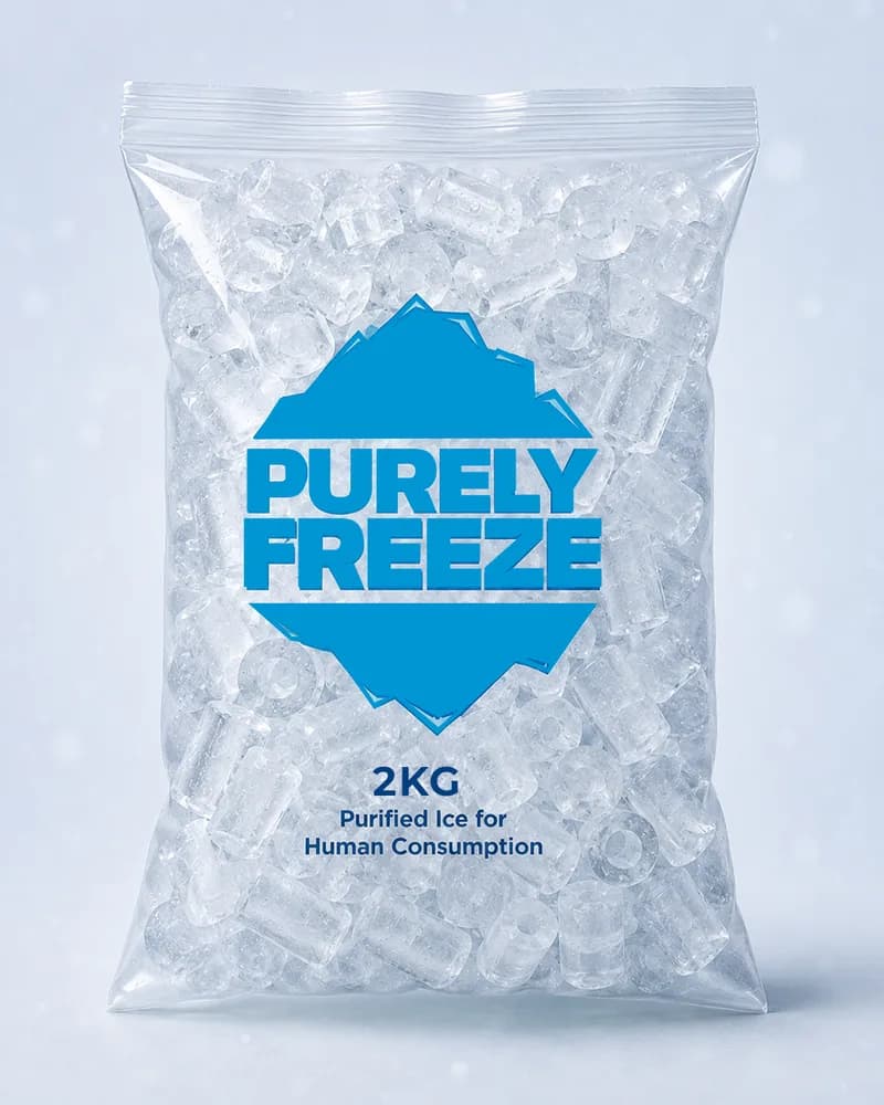 Tube Ice 2kg Bag